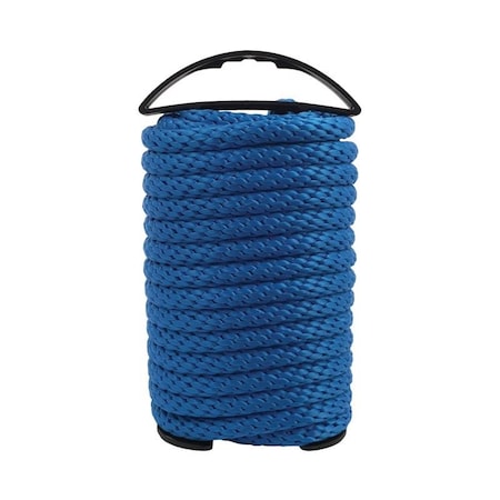 Koch Industries Koch Industries 1/2 in. D X 35 ft. L Blue Solid Braided Polypropylene Rope 5081611